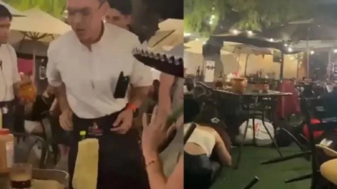 Lanzan explosivo contra restaurante en Celaya (Video)