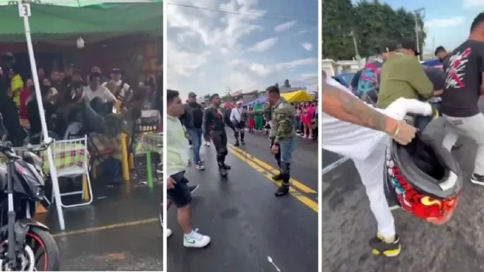 Trifulca de motociclistas en Tres Marías; interviene la Guardia Nacional (Video)