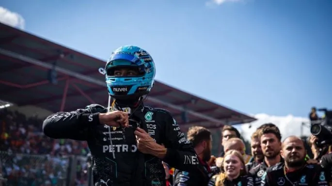 FIA descalifica a Russell tras ganar el GP de Bélgica; Hamilton se queda con el primer lugar