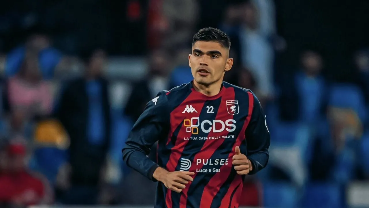 Johan Vásquez anota el gol del empate 2-2 del Genoa ante el Napoli (Video)