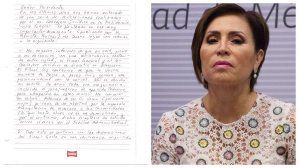 Rosario Robles pide a AMLO, detenga abusos de Gertz Manero