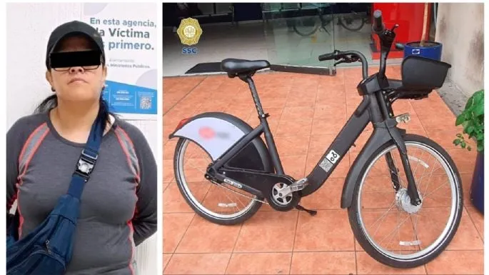 Detienen a mujer que robó una bicicleta de Ecobici hace dos años