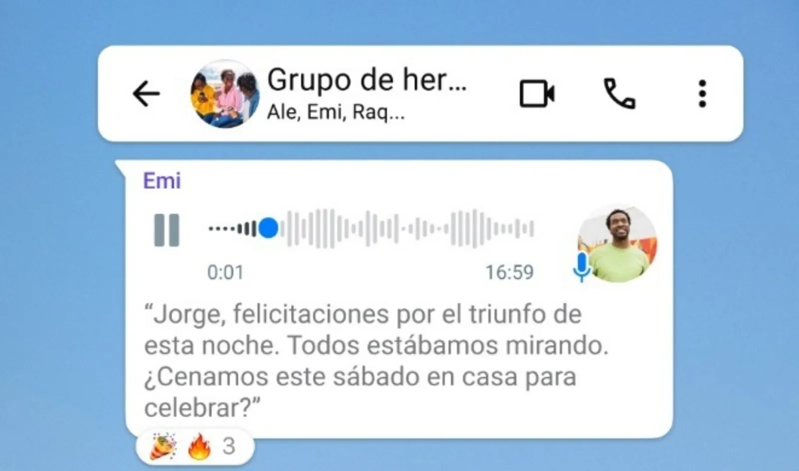 WhatsApp permitirá recibir las transcripciones de los mensajes de voz de manera automática