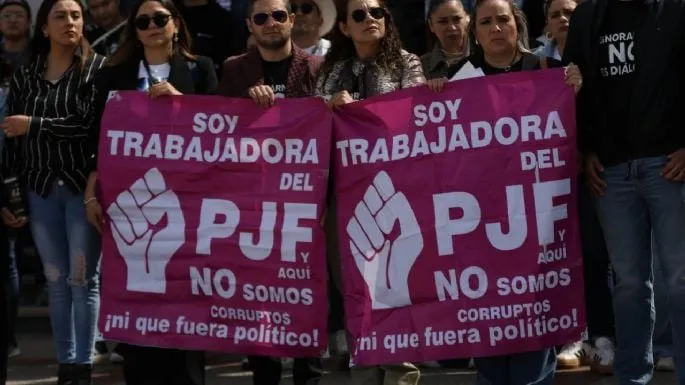 Trabajadores del PJF en paro llaman a la sociedad civil a unirse a su lucha