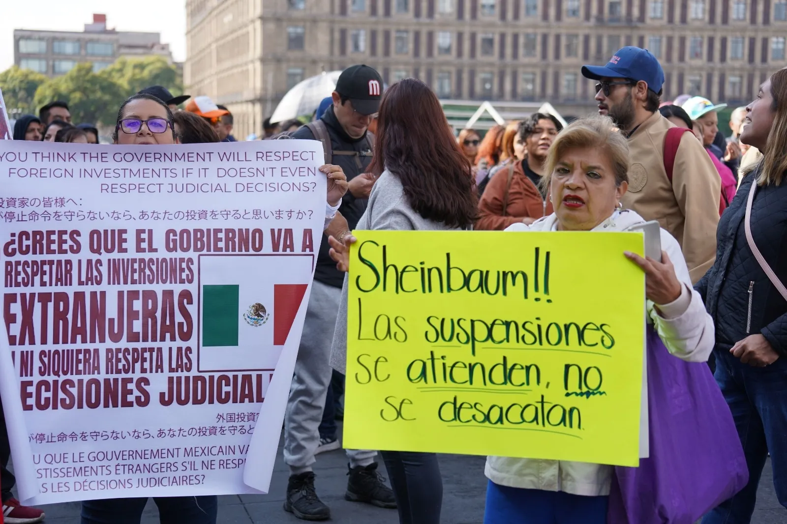 Empleados advierten sobre un paro nacional en protesta por la reforma judicial