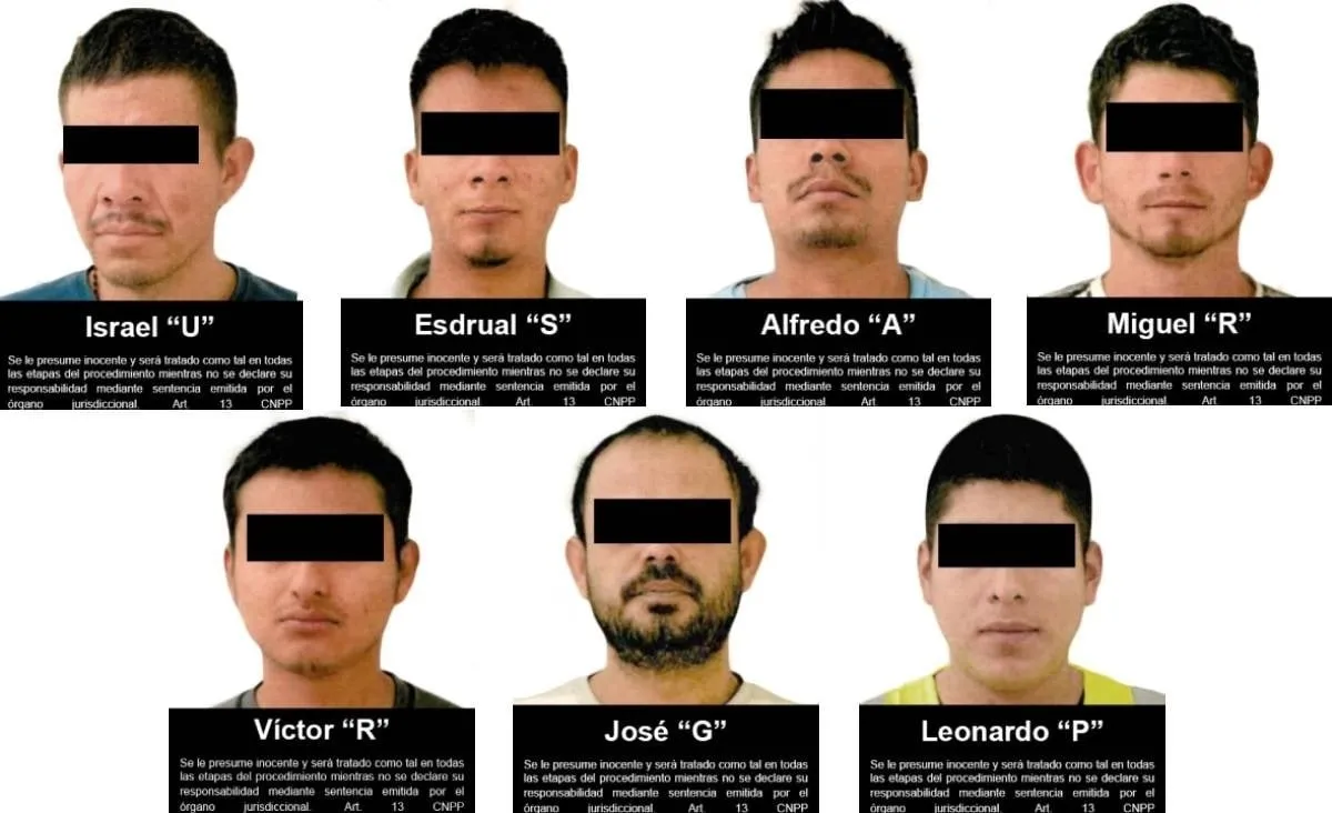 Dan siete años de prisión a siete integrantes del CJNG detenidos en Aguascalientes