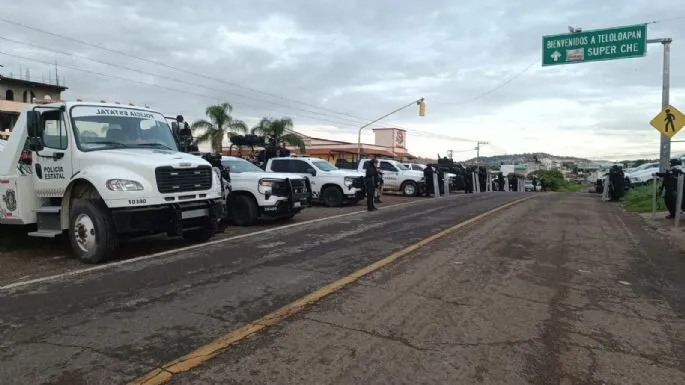 Fuerzas estatales y federales toman la seguridad de Teloloapan y dispersan a autodefensas