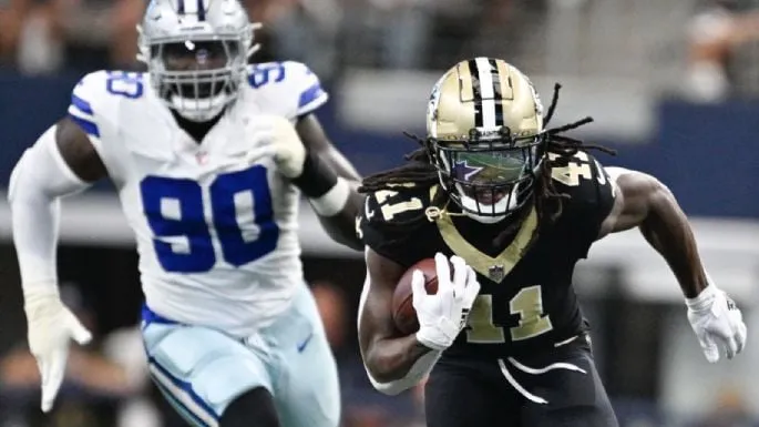 Los Saints frenan racha de 16 triunfos de Cowboys en casa, con paliza 44-19 y 4 TDs de Kamara