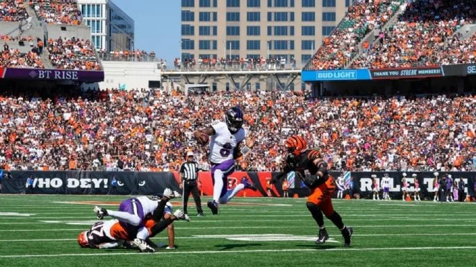 Gol de campo de Tucker después de largo acarreo de Henry da triunfo a Ravens 41-38 ante Bengals