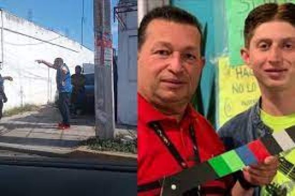 Papá de Octavio Ocaña amenaza a hombre con pistola. VIDEO