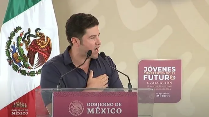 Samuel García también recibe abucheos durante evento con AMLO y Claudia Sheinbaum (Video)