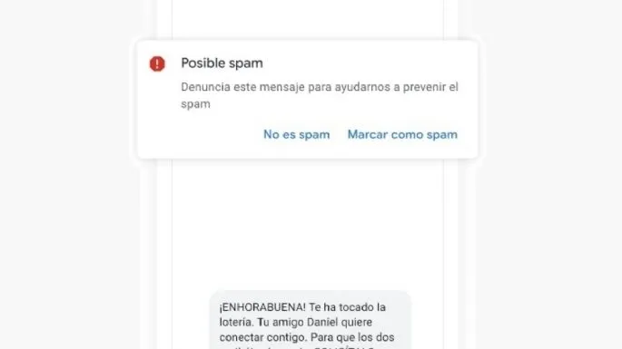 Google Mensajes mejorará la protección de los mensajes fraudulentos y alertará de enlaces maliciosos