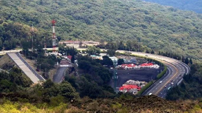 Cierre total de un tramo de la autopista México-Cuernavaca por más de un mes: SICT