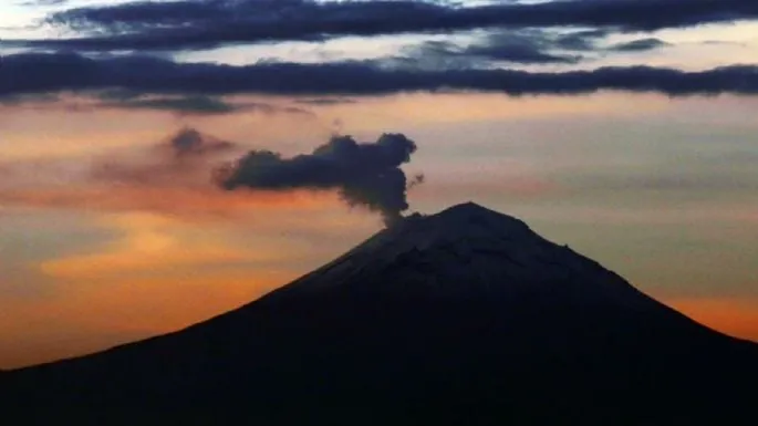 Así ha sido la actividad volcánica del Popocatépetl los últimos días