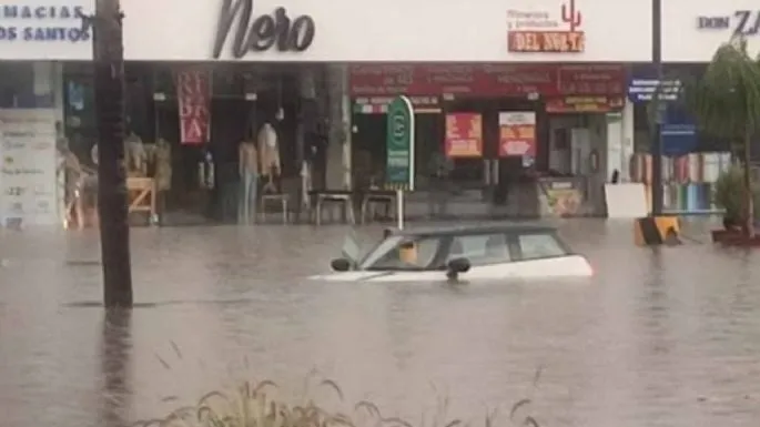 Tormenta causa inundaciones y derriba árboles en Lomas de Angelópolis (Videos)