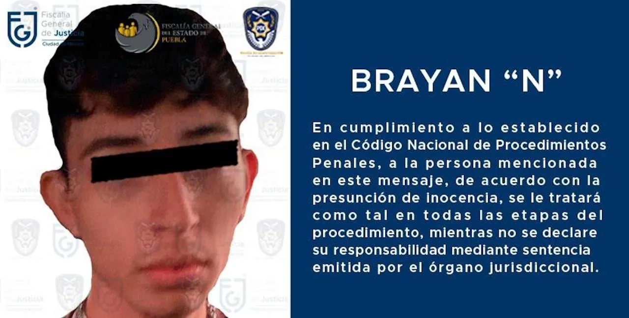 Dictan prisión preventiva a Brayan “N” por feminicidio de Gilda