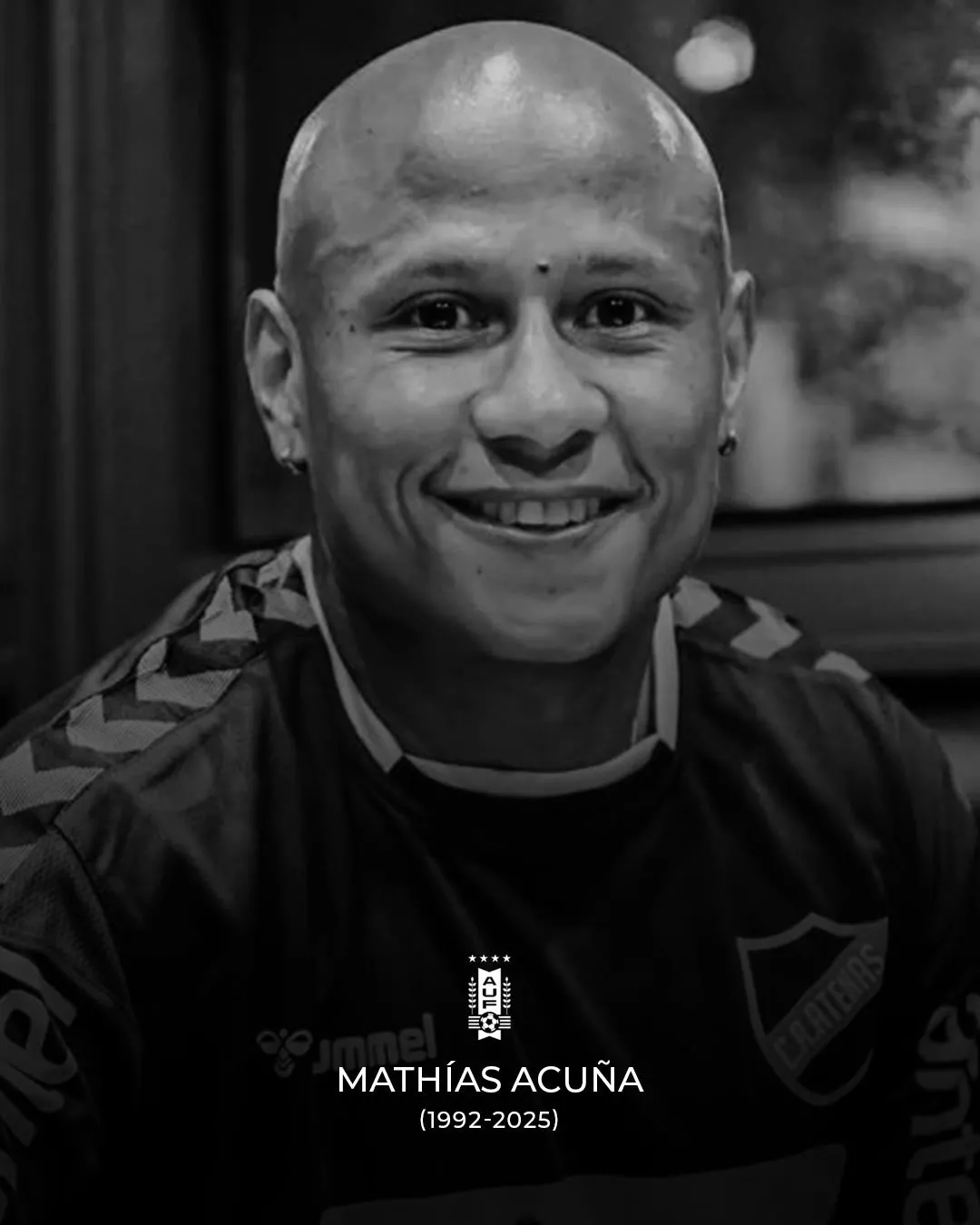 Mathías Acuña, futbolista uruguayo de 32 años, se suicidó