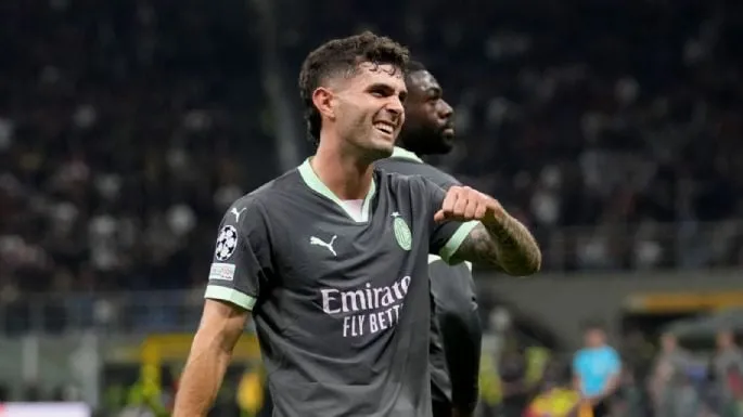 Gol olímpico de Pulisic encamina victoria del AC Milan ante Brujas (Video)