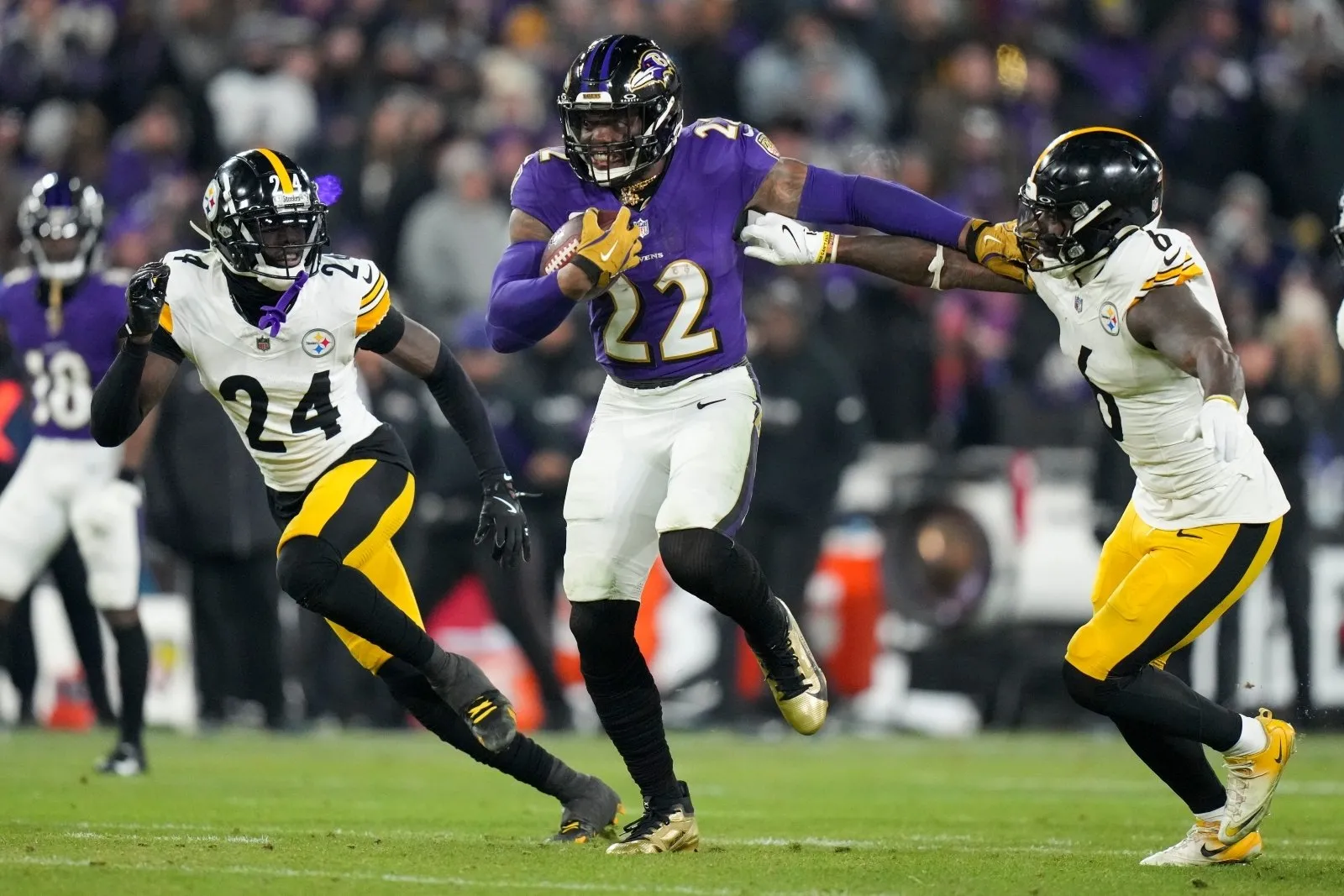 Jackson y Henry allanan camino de Ravens a triunfo por 28-14 ante Steelers en playoffs