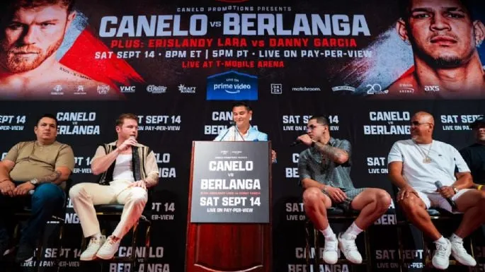 Berlanga “calienta” la pelea y dice que el Canelo es “el cobarde más grande del boxeo”