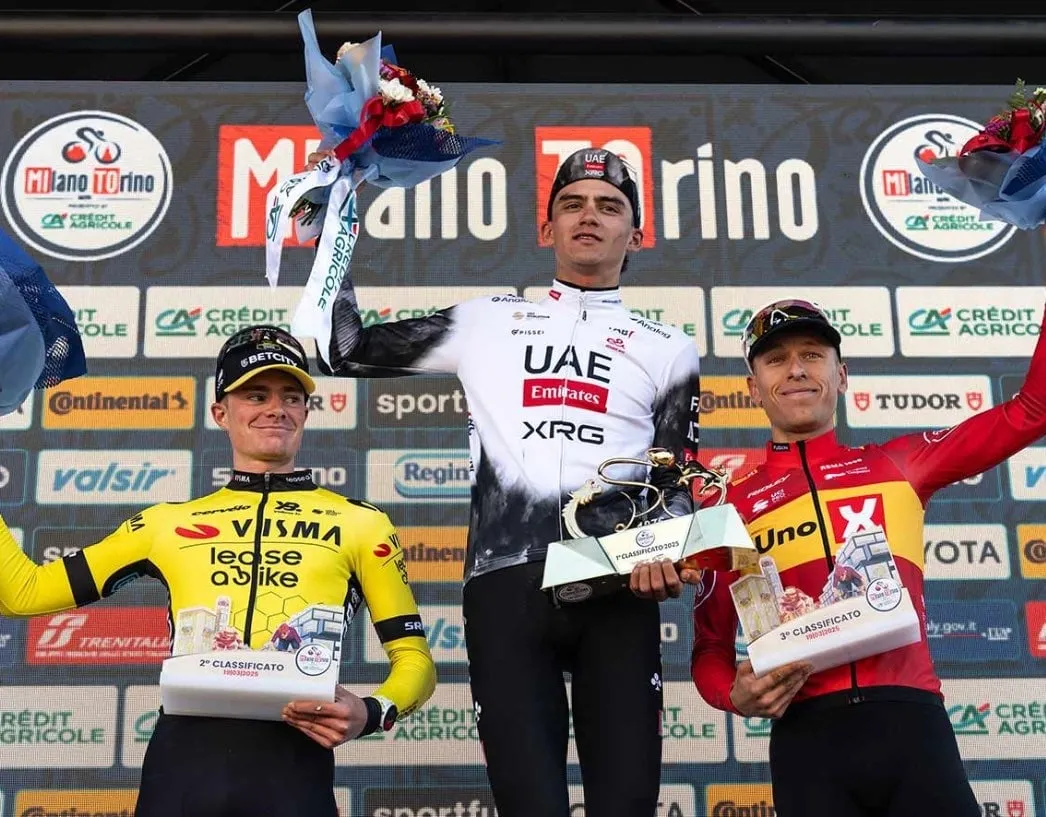 Isaac del Toro se corona en la mítica Milano-Torino de ciclismo de ruta