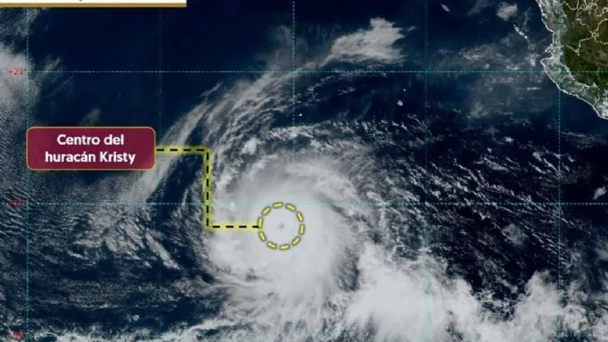 El huracán Kristy se fortalece a categoría 4 en el Pacífico