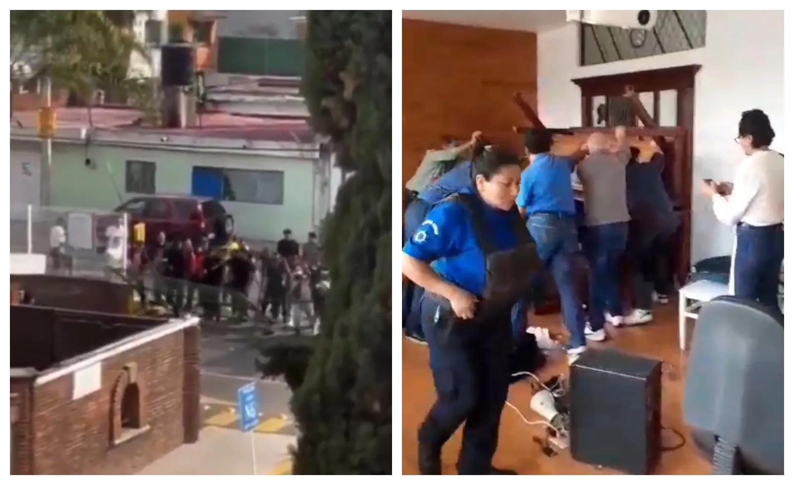 Grupo de choque irrumpe en reunión de socios del Club Britania Zavaleta de Puebla (Videos)