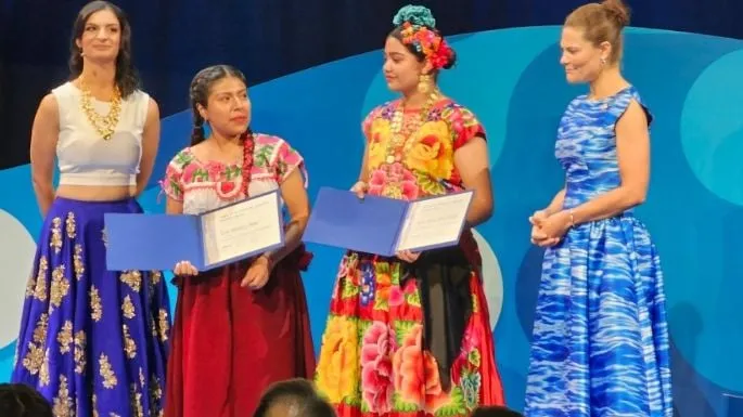 Oaxaqueñas ganan diploma de excelencia del "Premio Nobel del Agua"