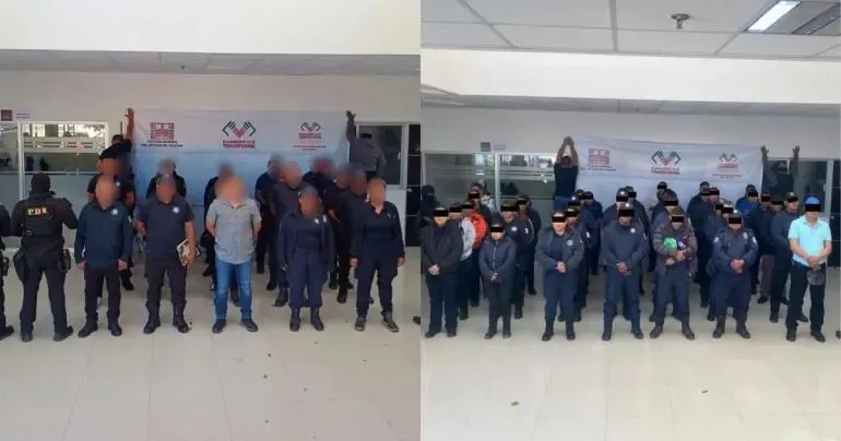 Detienen a 78 servidores públicos en Chiapas por formar parte de una red de extorsionadores