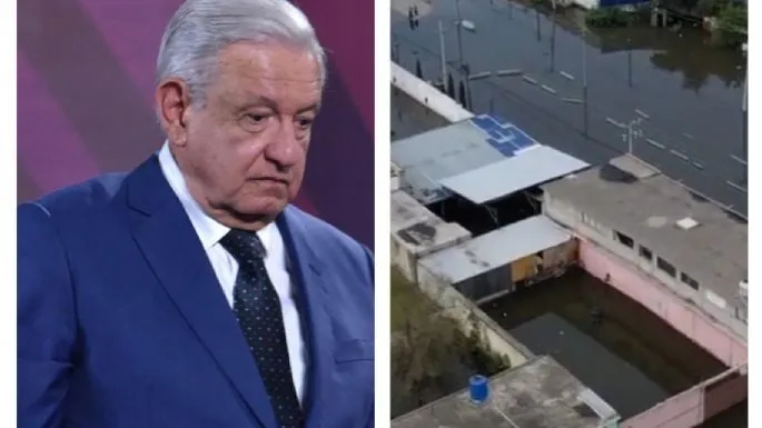 Las inundaciones en Chalco se deben a un “problema estructural”: AMLO (Video)