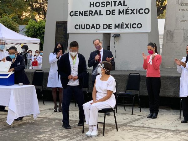 Inicia el Plan Nacional de Vacunación contra COVID19 en México 