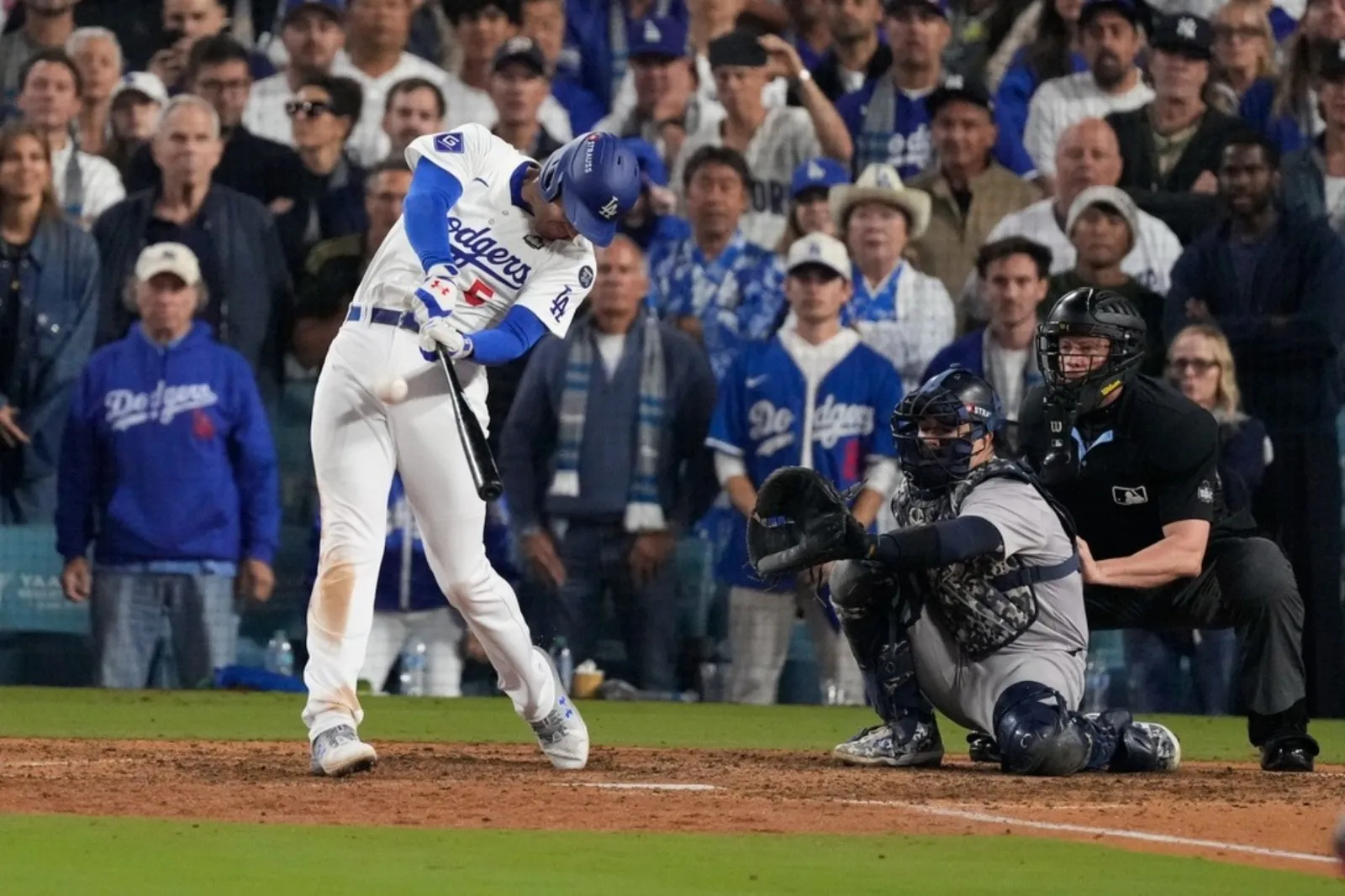 Victoria dramática de Dodgers en 1er juego de Serie Mundial logra el mayor rating en TV desde 2019