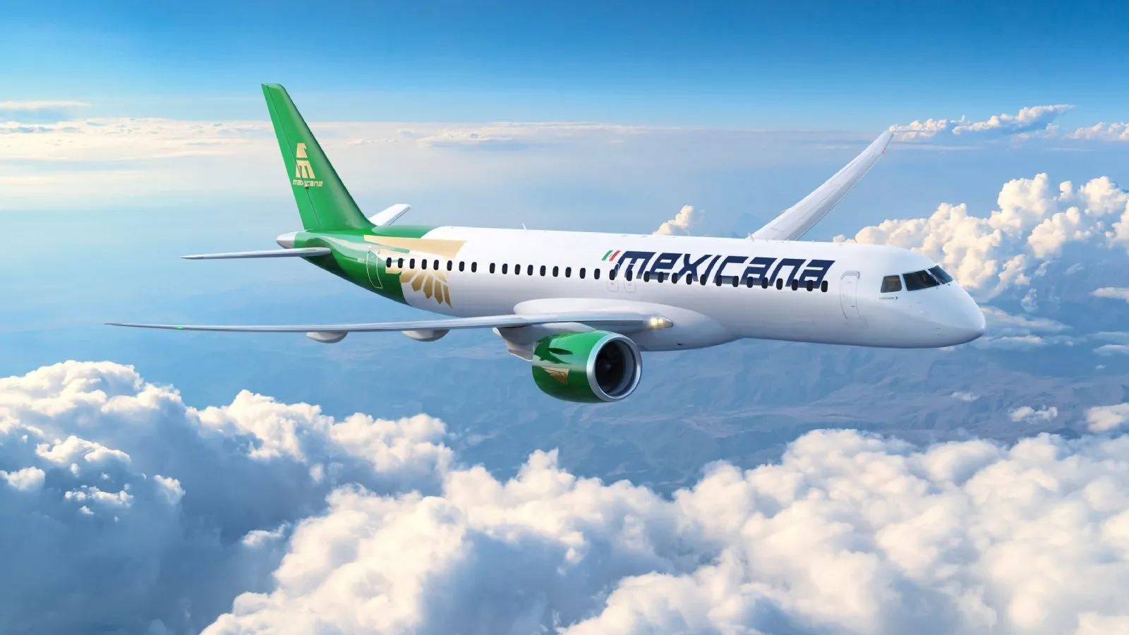 En 2025 llegan los primeros cinco aviones Embraer que adquirió Mexicana de Aviación